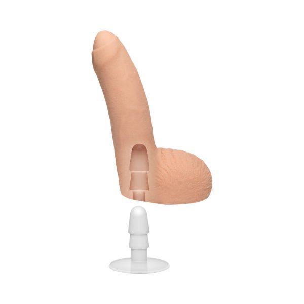 Signature Cocks - William Seed - 8in ULTRASKYN Cock w/Removable Vac-U-Lock Suction Cup Vanilla - Image 5
