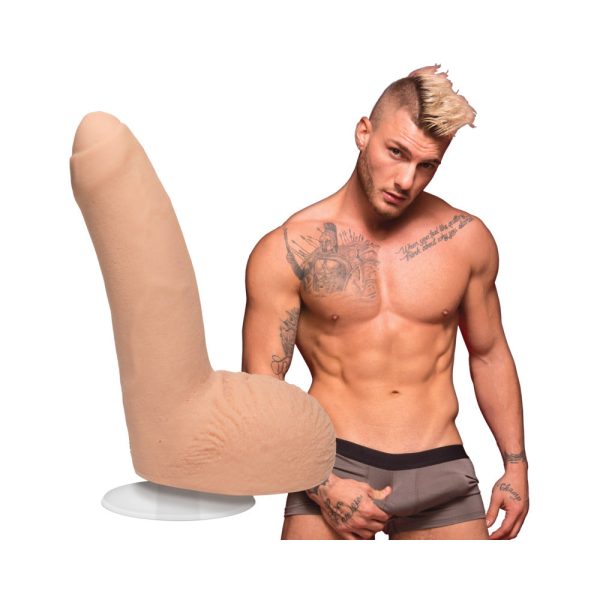 Signature Cocks - William Seed - 8in ULTRASKYN Cock w/Removable Vac-U-Lock Suction Cup Vanilla - Image 6