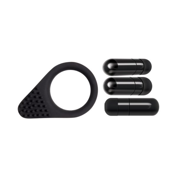 Zero Tolerance Black Knight Vibrating Cockring Black - Image 9