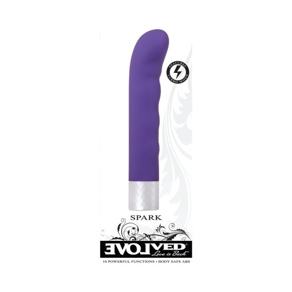 Evolved Spark Rechargeable G-Spot Vibrator Purple - Image 8