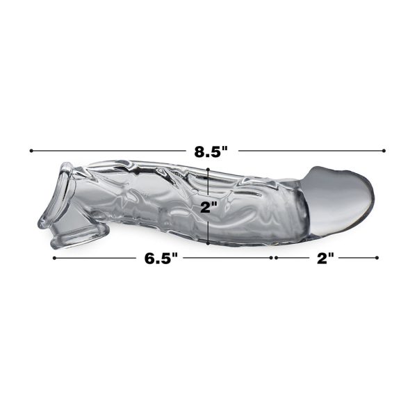 Size Matters 2 in. Clear Extender Sleeve - Image 7
