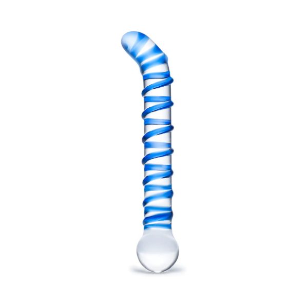 Glas Mr. Swirly 6.5 in. G-Spot Glass Dildo - Image 2