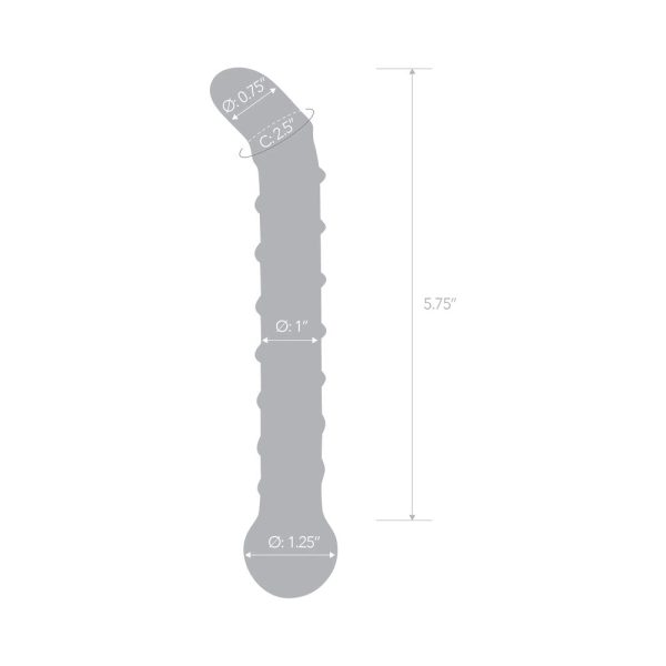 Glas Mr. Swirly 6.5 in. G-Spot Glass Dildo - Image 7