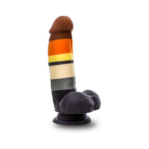 Avant Pride P9 Bear 7 in. Silicone Dildo with Balls - Image 3