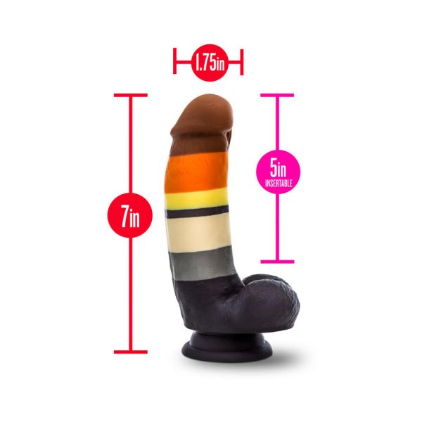 Avant Pride P9 Bear 7 in. Silicone Dildo with Balls - Image 5