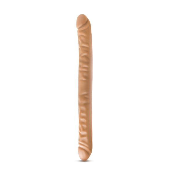 Dr. Skin 18 in. Double Dildo Tan - Image 2