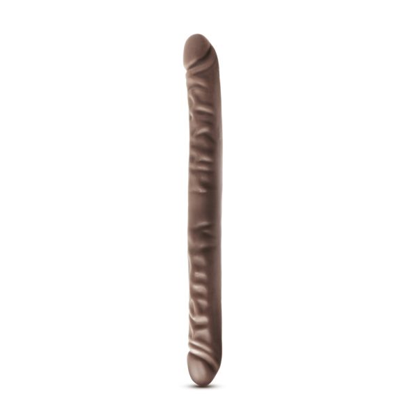 Dr. Skin 18 in. Double Dildo Brown - Image 2