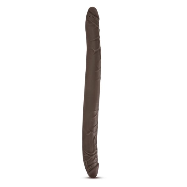 Dr. Skin 16 in. Double Dildo Brown - Image 2
