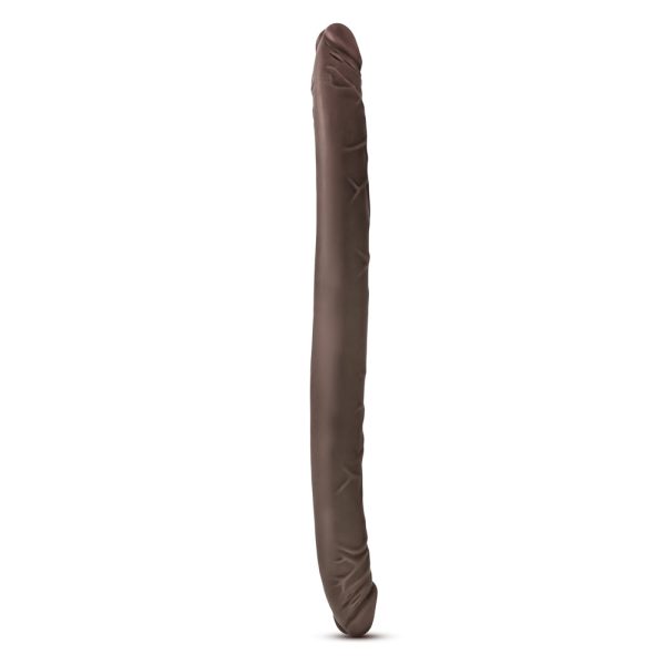 Dr. Skin 16 in. Double Dildo Brown - Image 3