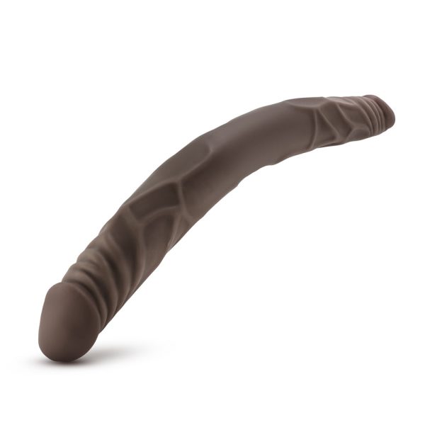 Dr. Skin 14 in. Double Dildo Brown - Image 4