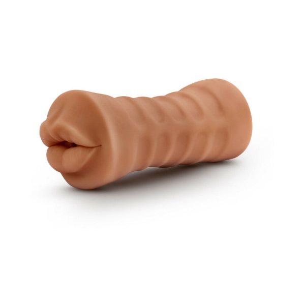 M for Men Isabella Oral Stroker with Bullet Vibrator Tan - Image 3