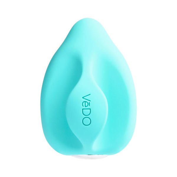 VeDO Yumi Rechargeable Finger Vibe - Tease Me Turquoise - Image 2