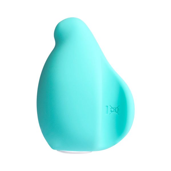 VeDO Yumi Rechargeable Finger Vibe - Tease Me Turquoise - Image 3