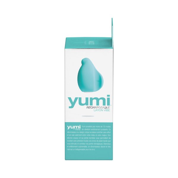 VeDO Yumi Rechargeable Finger Vibe - Tease Me Turquoise - Image 6