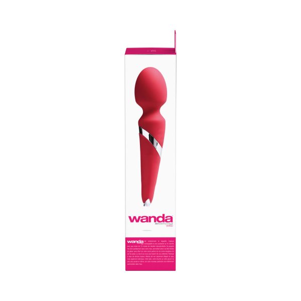 VeDO Wanda Rechargeable Wand Vibe - Foxy Pink - Image 6