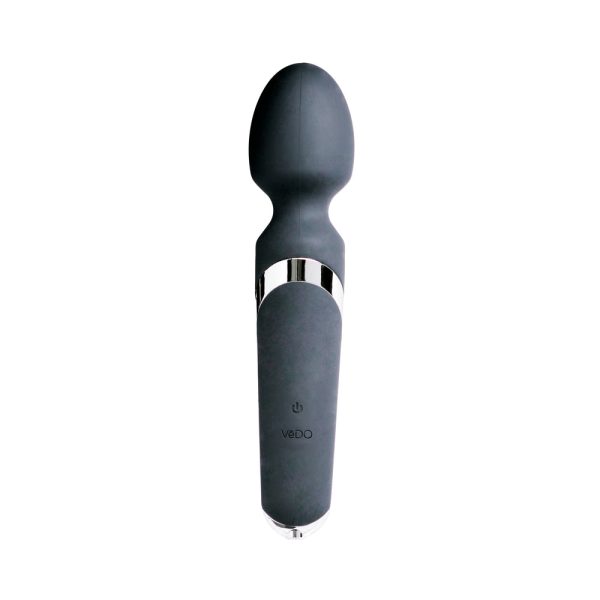 VeDO Wanda Rechargeable Wand Vibe - Just Black - Image 2