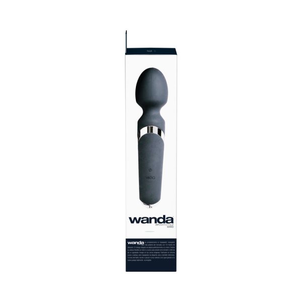 VeDO Wanda Rechargeable Wand Vibe - Just Black - Image 5