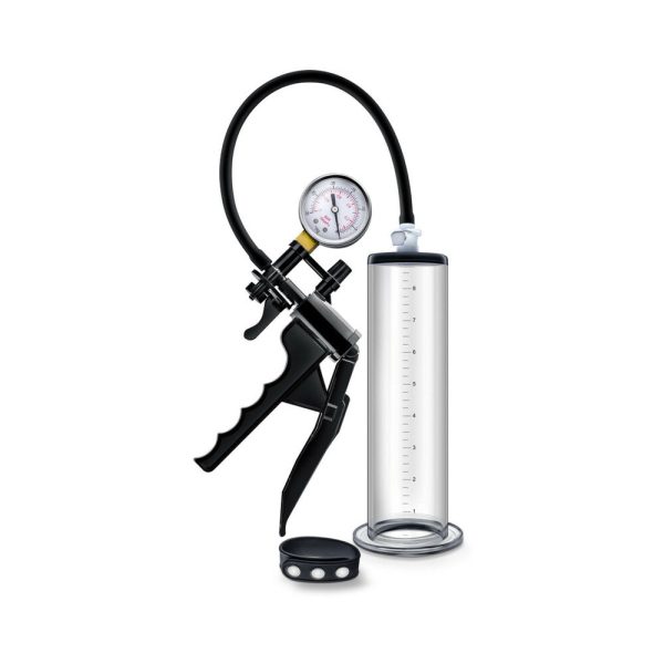Performance VX8 Premium Penis Pump System with Silicone Cock Strap Clear - Image 2