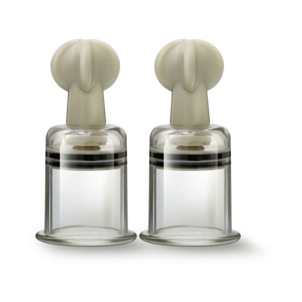 Temptasia Clit and Nipple Twist Suckers 2-Piece Set Large Clear - Image 2