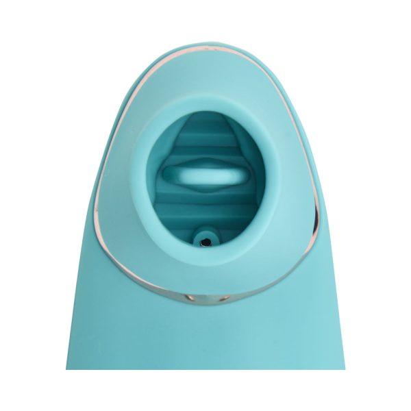 Nu Sensuelle Trinitii 3-in-1 Suction Tongue Vibe Electric Blue - Image 4