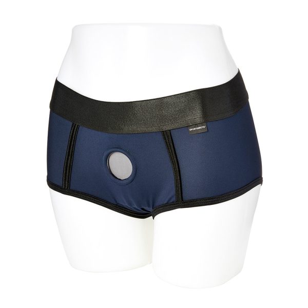 Sportsheets Em.Ex. Fit Harness Navy XS - Image 4