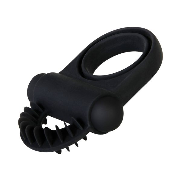 Zero Tolerance Bell Ringer Rechargeable Vibrating Flicking Silicone Cockring Black - Image 2