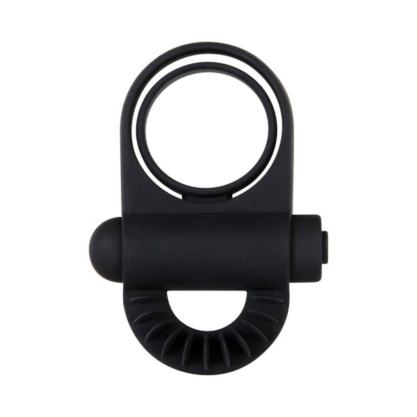 Zero Tolerance Bell Ringer Rechargeable Vibrating Flicking Silicone Cockring Black - Image 3