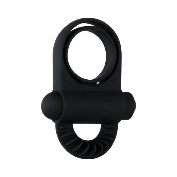 Zero Tolerance Bell Ringer Rechargeable Vibrating Flicking Silicone Cockring Black - Image 4