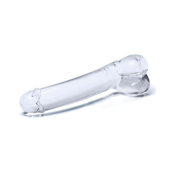 Glas 7 in. Realistic Curved Glass G-Spot Dildo - Image 3
