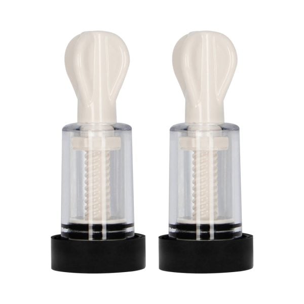 ElectroShock Remote-Controlled E-Stimulation Nipple Suckers White - Image 2