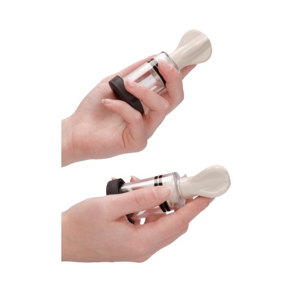 ElectroShock Remote-Controlled E-Stimulation Nipple Suckers White - Image 10