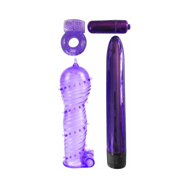 Classix 4-Piece Ultimate Pleasure Couple''s Kit Purple - Image 2