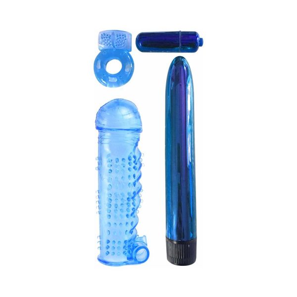 Classix 4-Piece Ultimate Pleasure Couple''s Kit Blue - Image 2