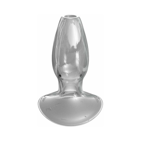 Anal Fantasy Elite Collection Beginner''s Anal Gaper Glass Tunnel Plug Clear - Image 2