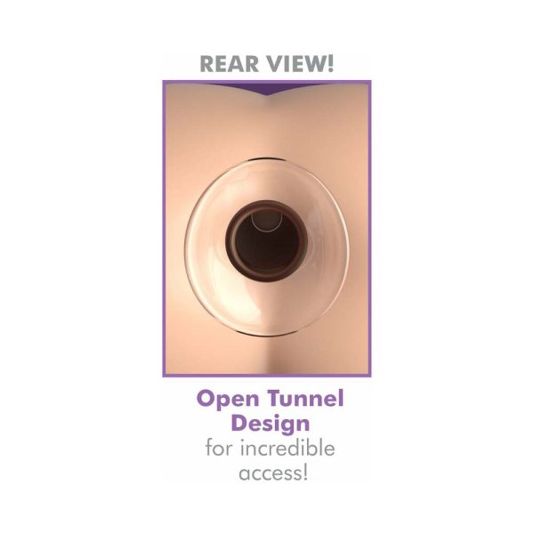 Anal Fantasy Elite Collection Beginner''s Anal Gaper Glass Tunnel Plug Clear - Image 3