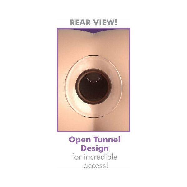 Anal Fantasy Elite Collection Mega Anal Gaper Glass Tunnel Plug Clear - Image 3