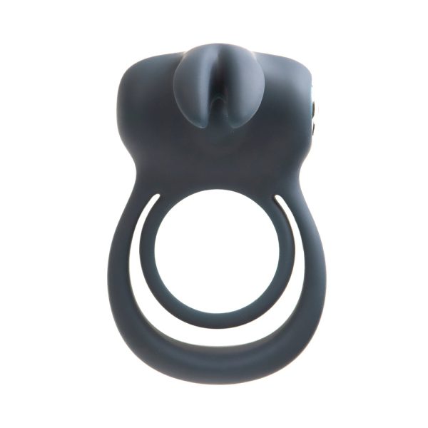 VeDo Thunder Bunny Rechargeable Dual Cockring Black - Image 2