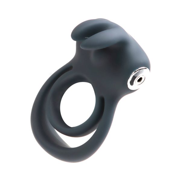 VeDo Thunder Bunny Rechargeable Dual Cockring Black - Image 3