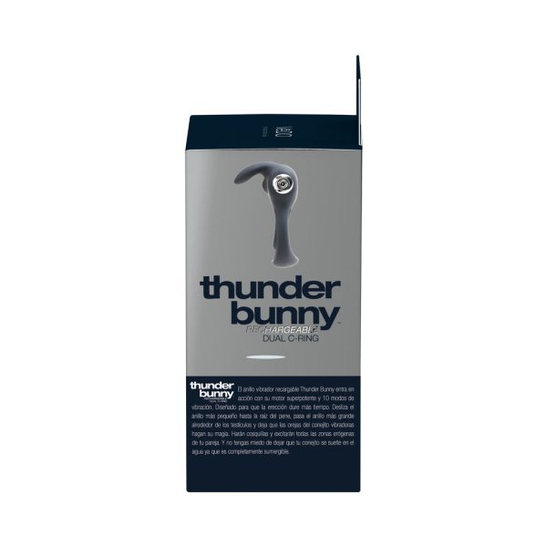VeDo Thunder Bunny Rechargeable Dual Cockring Black - Image 7