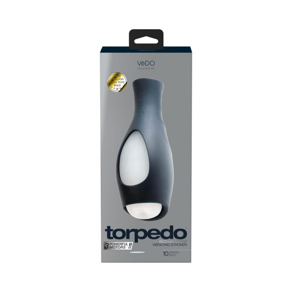 VeDo Torpedo Vibrating Stroker Black - Image 5