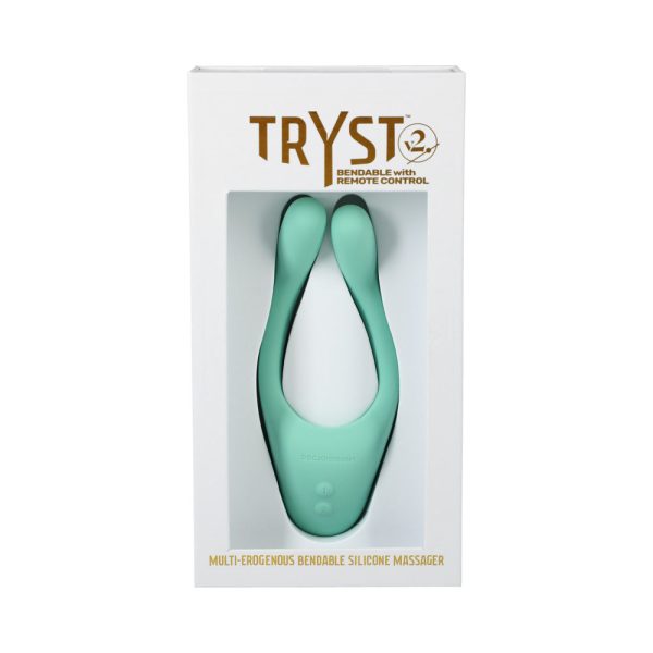 TRYST V2 Bendable Multi Erogenous Zone Massager with Remote Mint - Image 7