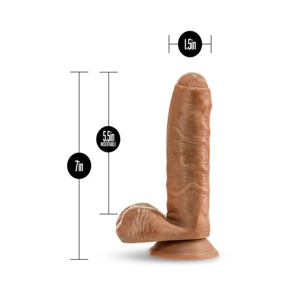Loverboy Derek The Bartender Realistic 7 in. Dildo with Balls Tan - Image 7