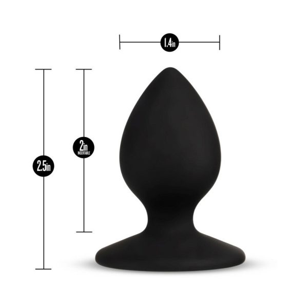 Temptasia ''Slut'' Silicone Anal Plug Black - Image 5