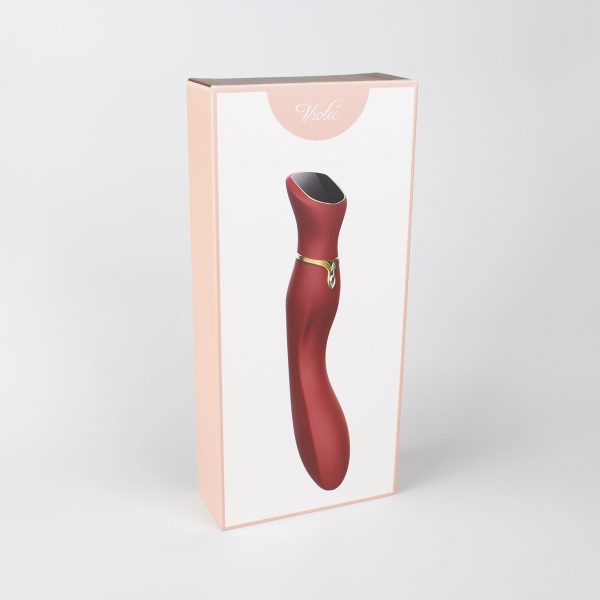 Chance Touch Screen G-Spot Vibrator in Wine - Image 3