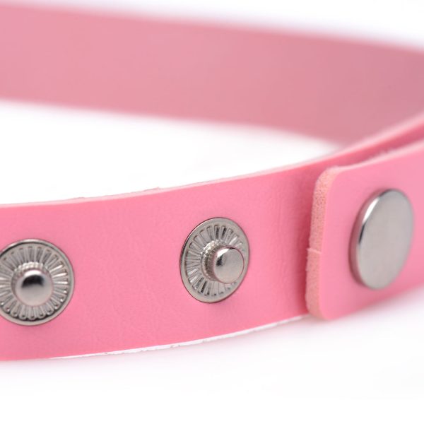 Master Series Sweet Heart Chrome Heart Choker Pink - Image 6