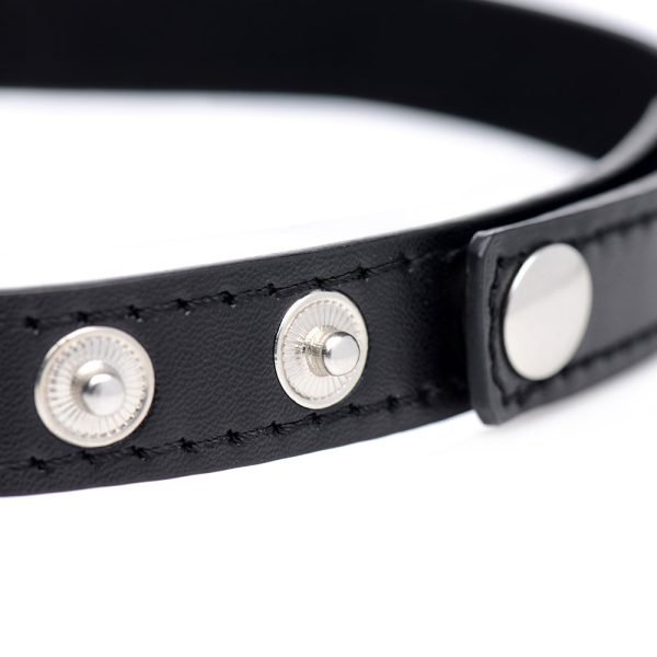 Master Series Dark Heart Chrome Heart Choker Black - Image 6