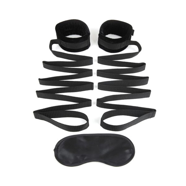 Lux Fetish Bondage Bed Strap 2-Piece Restraint System - Image 2