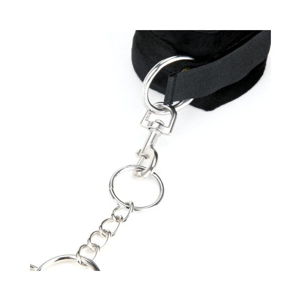 Lux Fetish Deluxe Chain Hog Tie with 4-Piece Cuff Set - Image 3