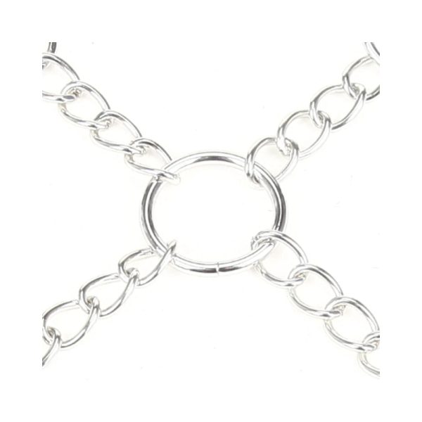 Lux Fetish Deluxe Chain Hog Tie with 4-Piece Cuff Set - Image 4