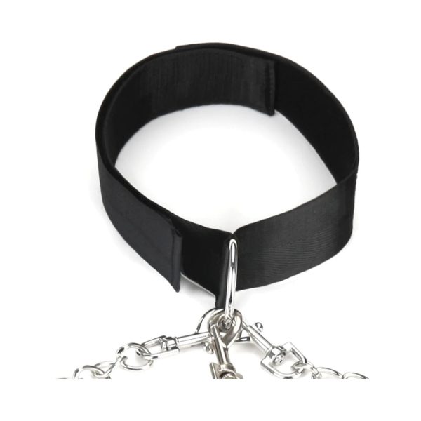 Lux Fetish Collar Cuffs & Leash Set - Image 3